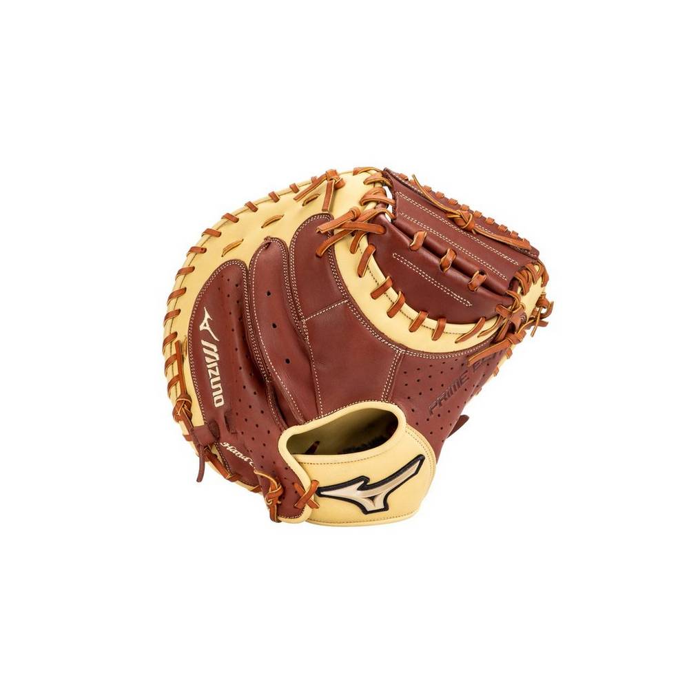 Mizuno Prime Elite 33.5" - Bayan Catchers Mitt - Kahverengi Türkiye (RVMKTH-410)